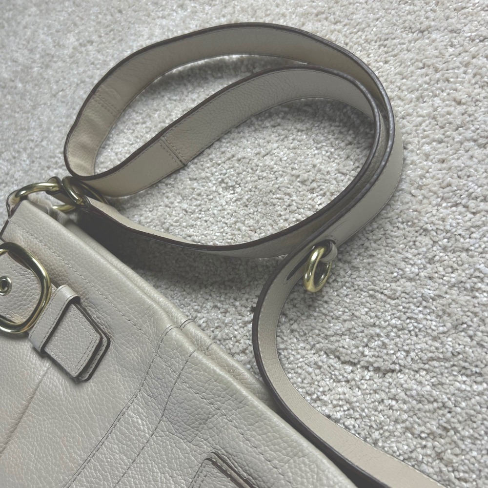 Vintage Coach‎ Leather Soho East West Legacy Y2K beige Buckle Crossbody F17125 - Picture 14 of 15